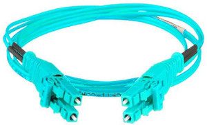 Panduit FX2ELQ1SNSNM5.5 OM3 LC Duplex 5.5m LSZH