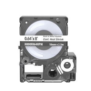 Panduit H000X064HPM 18mm Heat-Shrink Label Cassette