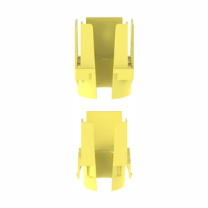 Panduit FIDT2X2LYL FiberRunner 1-Port Spillout, Yellow