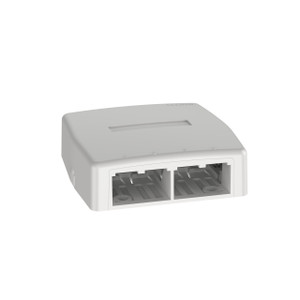 Panduit CBXQ4IW-A 4-Port Plenum Surface Mount Box