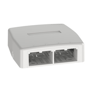 Panduit CBXQ4IW-A 4-Port Plenum Surface Mount Box