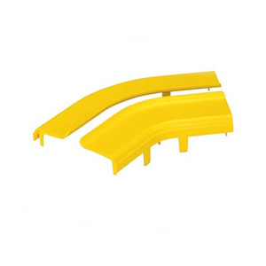 Panduit FRH45SC4LYL FiberRunner 4x4 Elbow Fitting Cover
