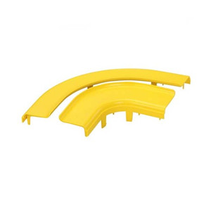 Panduit FRRASC4LYL 4x4 Right-Angle LSZH Cover Yellow