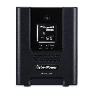CyberPower Pure Sinewave LCD AVR 5-20P Plug 7 OUT (6) 5-20R (1) L5-30R 30A Tower