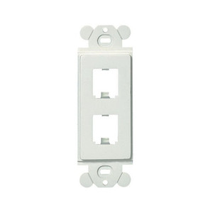 Panduit CFG2WH 2-Port GFCI Mini-Com Adapter