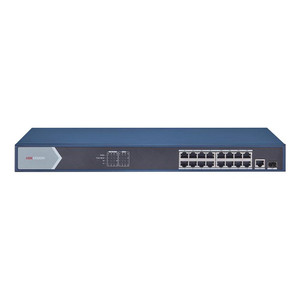 Hikvision DS-3E0518P-E 16-Port Gigabit PoE 1 RJ45 1 SFP Unmanaged Switch