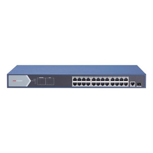 Hikvision DS-3E0526P-E 24-Port Gigabit PoE 1 RJ45 1 SFP Unmanaged Switch