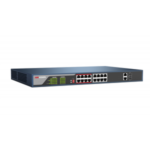 Hikvision DS-3E1318P-E 16-Port PoE Web-Managed Switch 2 Gigabit RJ45 2