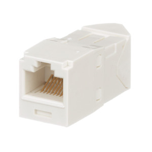 Panduit CJLR688TGIW 45° Cat 6 UTP RJ45 Jack Module
