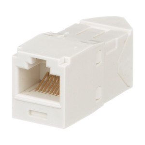 Panduit CJLR688TGIW 45° Cat 6 UTP RJ45 Jack Module