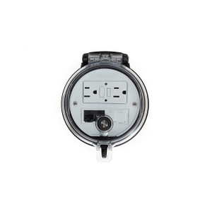 Panduit DAP4BC-G0-5U 4" Data Access Port