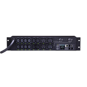 CyberPower 30A 208V Metered-by-outlet Switched PDU 16 C13-C19 Outlets 12FT Cord 