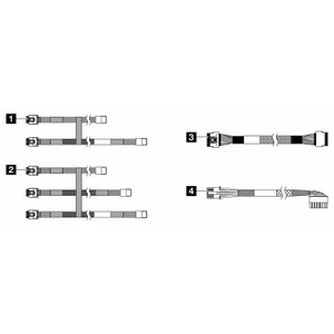 Lenovo 4Z57A88889 CFF RAID/HBA Cable Kit