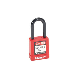 Panduit PSL-8 Non-Conductive LOTO Padlock - Red