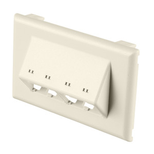Panduit T70FH4IW 4-Port T-70 Raceway Faceplate
