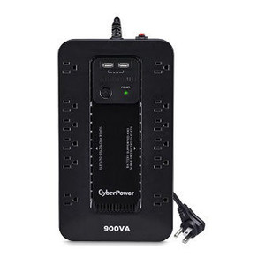 CyberPower ST900U - UPS - Compact - Standby - 500WATT - 900VA - USB - NEMA 5-15P - 12 NEM