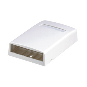 Panduit CBX4WH-AY 4-Port Mini-Com Surface Mount Box