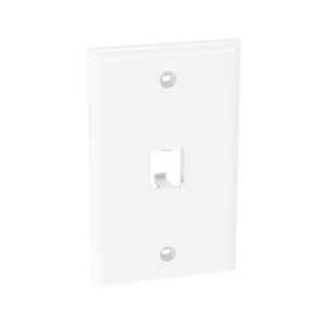 Panduit CFP1WH 1-Port Mini-Com Faceplate