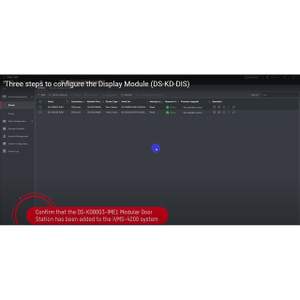 Hikvision DS-KD-DIS Video Intercom Display Module