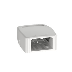 Panduit Surface Mount BOX 2P QR ADH Intl WHT EA
