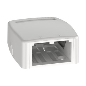 Panduit Surface Mount BOX 2P QR ADH Intl WHT EA