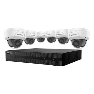 Hikvision EKI-K82D46 (4MP) Indoor Dome IP Camera Kit, 6 Cameras, 8-Channel 4K NVR