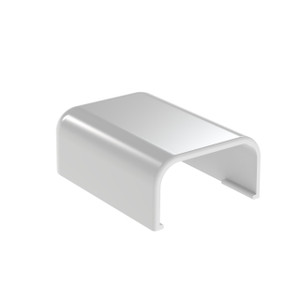 Panduit Fitting LD5 END CAP LOW V WHT 1.62 20PK