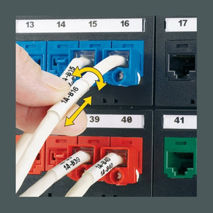 Panduit P1 Turn Cass 1.0INX1.25INX0.38IN CL WHT