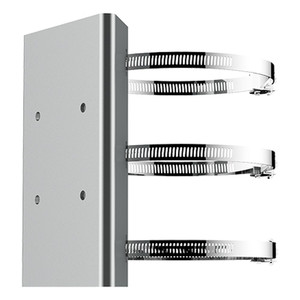 Hikvision PMP-V-G Horizontal Pole Mounting Bracket for Speed Dome, Gray