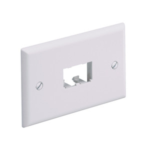 Panduit Classic Faceplate TWO Mini COM OFF WHT
