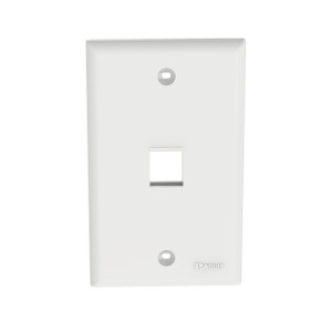 Panduit NK1FNWH Single Gang Faceplate