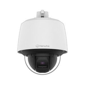 Hanwha QNP-6250 dome camera mount and installation bracket detail