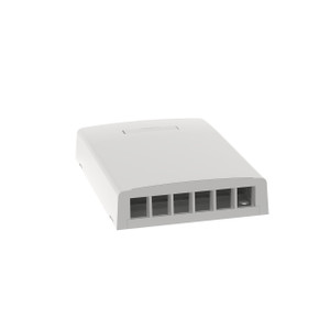 Panduit Surface Mount BOX UP TO SIX NK MOD WHT