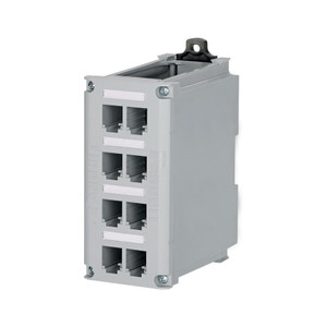 Panduit Industrial NET 8PT Rail Mount COP Panel