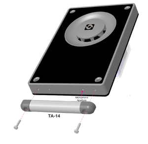 Hanwha TA-14 Microphone Windscreen with intercom