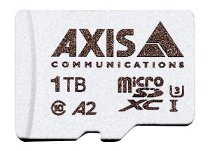 Axis 1 TB microSDXC surveillance memory card 02366-001 for security systems