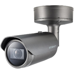 Hanwha PNO-A9081R 8MP 4K AI Outdoor Varifocal Bullet Camera