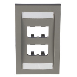 Panduit Exec SGL Fplat 4 Mini COM Intl GRY MOQ10