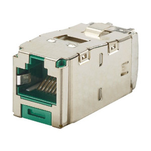 Panduit CJS6X88TGGRY Shielded Cat6A RJ45 Mini-COM Module