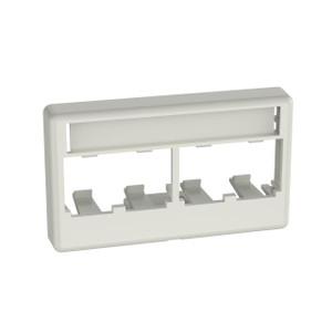 Panduit CFFPL4WH Furniture Faceplate