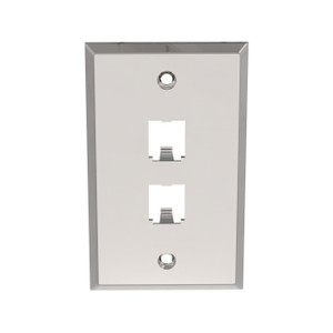 Panduit CFP2SY Faceplate 2PT Stainless Steel