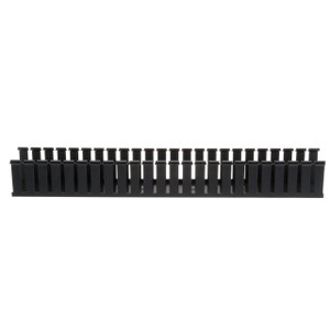 Panduit Wide Slot Duct PVC 4IN X4IN X6FT BLK 6FT