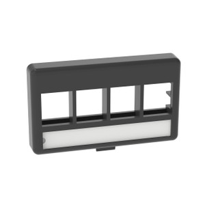 Panduit NK4MFLBL Furniture Faceplate