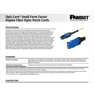 Panduit OM4+ - Fiber Optic Patch Cord - Dunkelblau - 6.56 - FS2EPLFLFNFM002