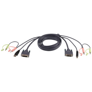ATEN 6FT. Dual Display USB AND HDMI TO DP Universal Secure KVM Cable