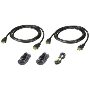ATEN 10FT. Single Display Displayport Universal Secure KVM Cable KIT