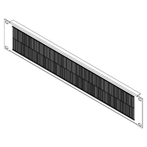 Vertiv 1U Filler Panel 19IN EIA QTY 1 Brush - 175FP19BG