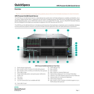 HPE DL580 GEN10 6-SLOT 2P Slim Riser KIT - 872336-B21