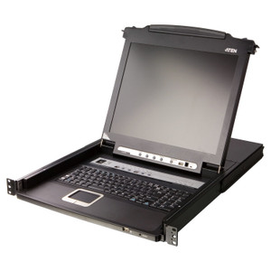 ATEN 8-PORT 19 LCD Integrated IP KVM USB/PS2