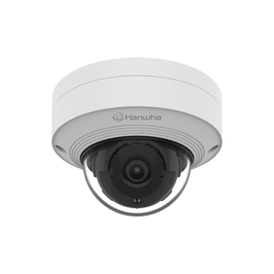 Hanwha QNV-C8012 5MP outdoor AI dome camera with night vision security surveillance